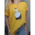 K-Pop T-shirt geel
