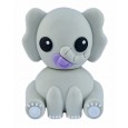 USB-stick schattige olifant - Baby met Speen Lila Fiep - 8 GB Flash Drive - Memory Stick Data Opslag - Grijs